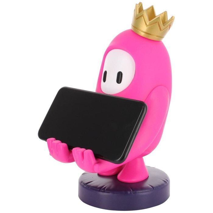 Soporte para videojuegos - Cableguys - Fall Guys - Figura rosa - Cargador micro-USB - Multiplataforma