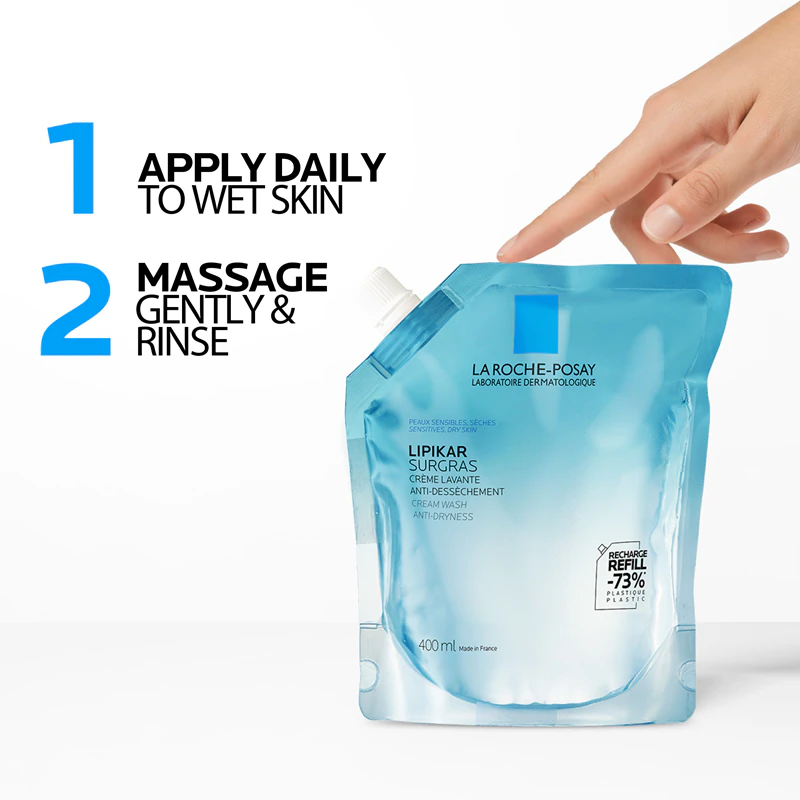 La Roche-Posay Lipikar Surgras Douchecrème Navulling