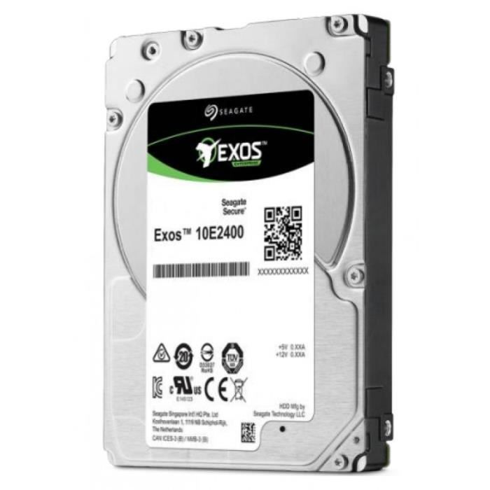 Disco rígido interno SEAGATE ST2400MM0129 - 2,40 TB - SAS (SAS de 12 Gb/s) - 10.000 RPM - Buffer de 256 MB