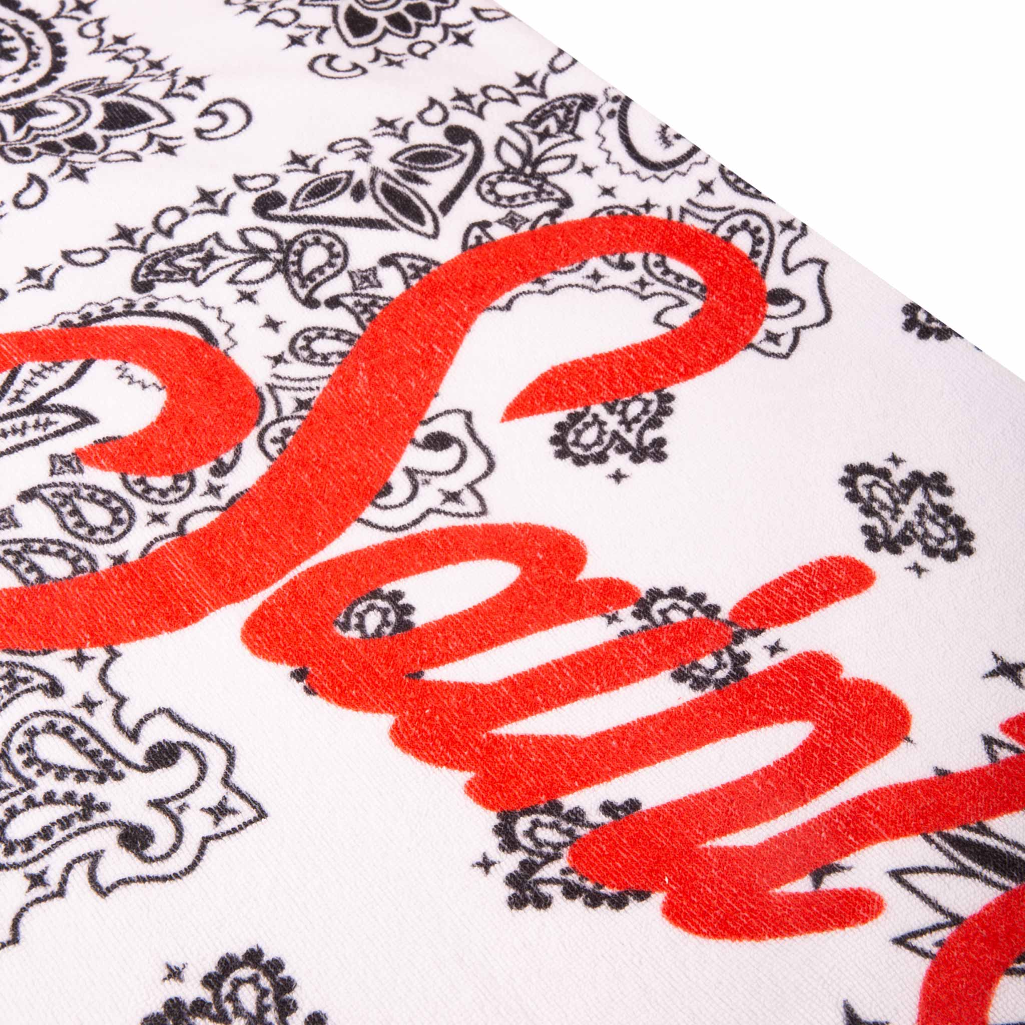 Strandhanddoek met witte bandana-print