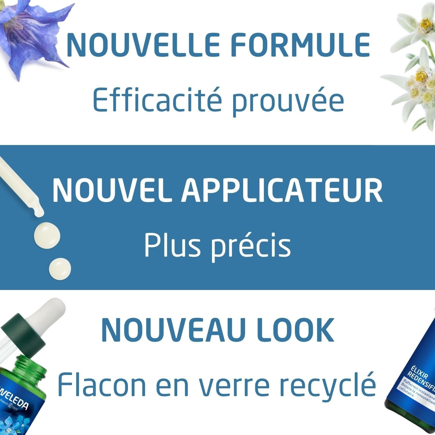 Weleda Elixir redensifiant Gentiane Bleue et Edelweiss - 30 ml