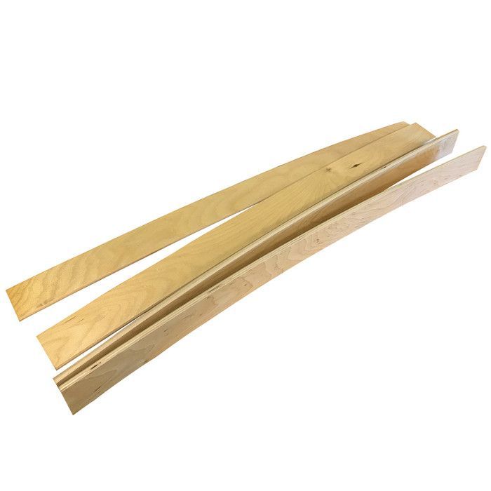 ALTOLATTE - Set di 4 doghe da 68 cm per reti da letto larghe 70 o 140 cm