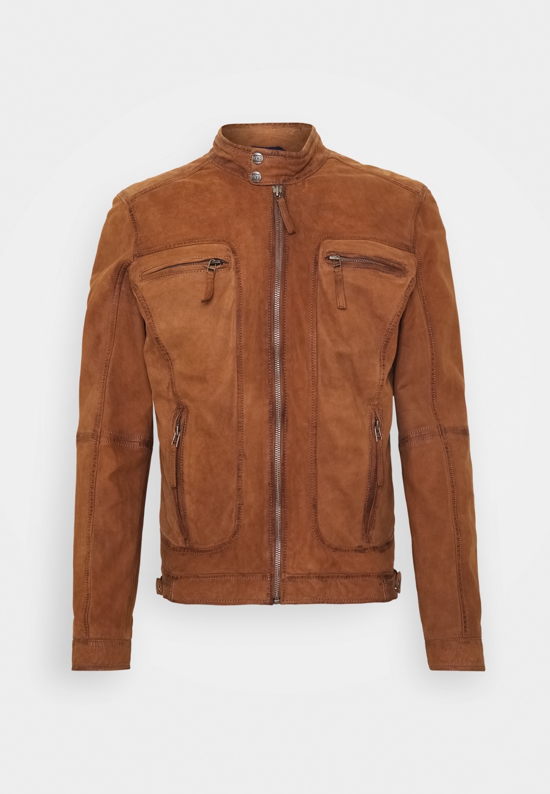 Veste en cuir Oakwood - camel
