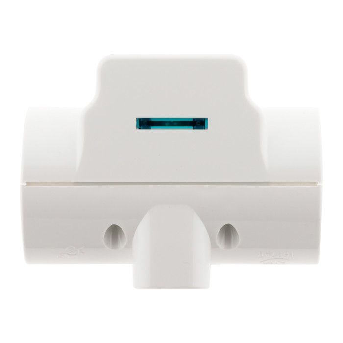 Protector de sobretensión triple 2x16A 2P+E + 1x6A 2P - Blanco - Zenitech
