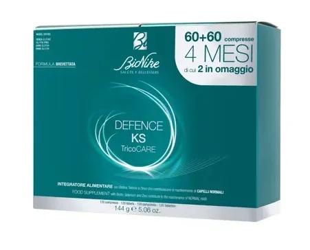 BIONIKE Bionike Defence KS Tricocare Bipack 60 + 60 tabletti 2 kuud tasuta ravi