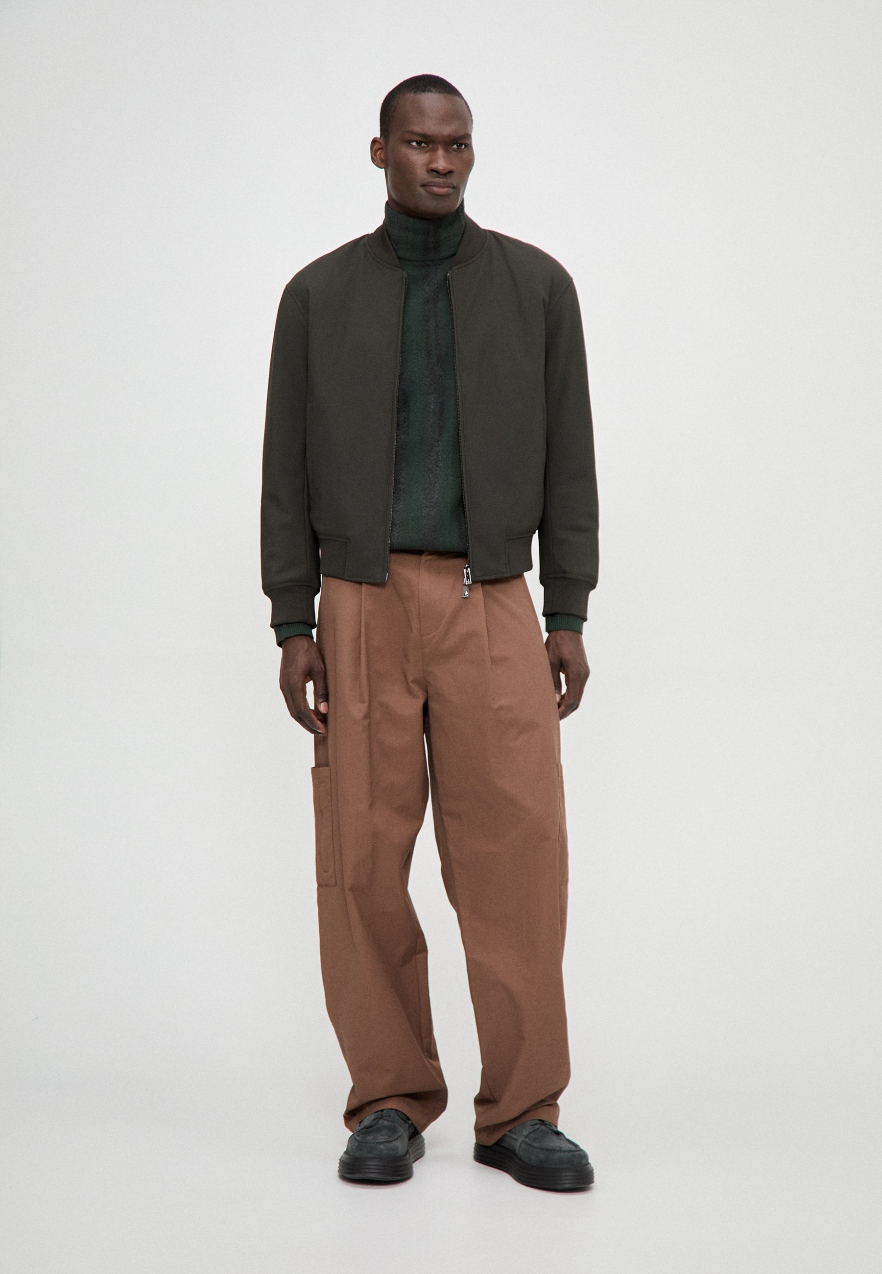 Emporio Armani BLOUSON - Bomberjack - militair groen
