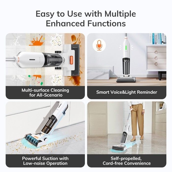 ILIFE W90 aspirateur sec humide sans fil