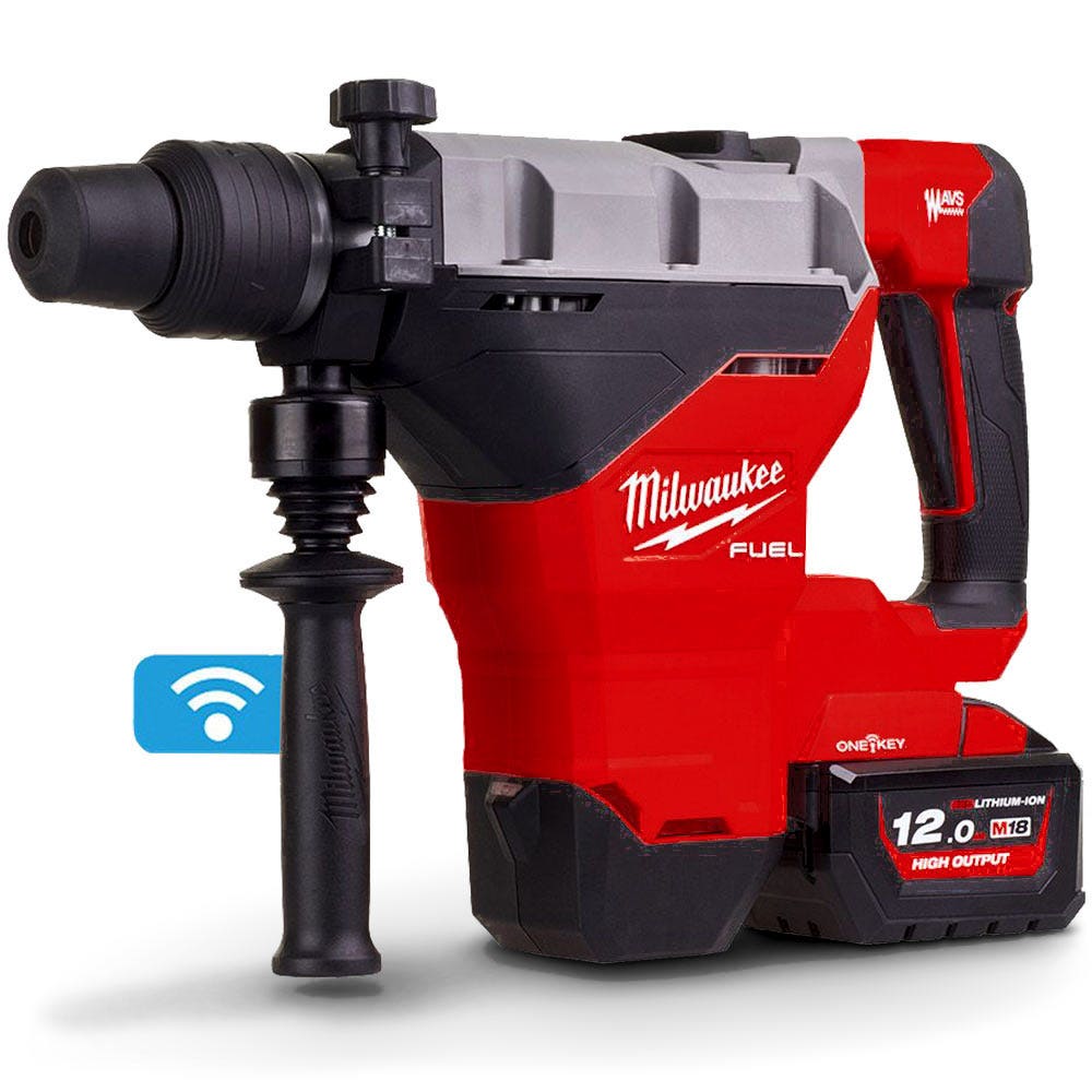 Κιτ Κρουστικού Δράπανου SDS Max MILWAUKEE 18V FUEL™ 2 x 12,0 Ah 44 mm M18FHM-122C