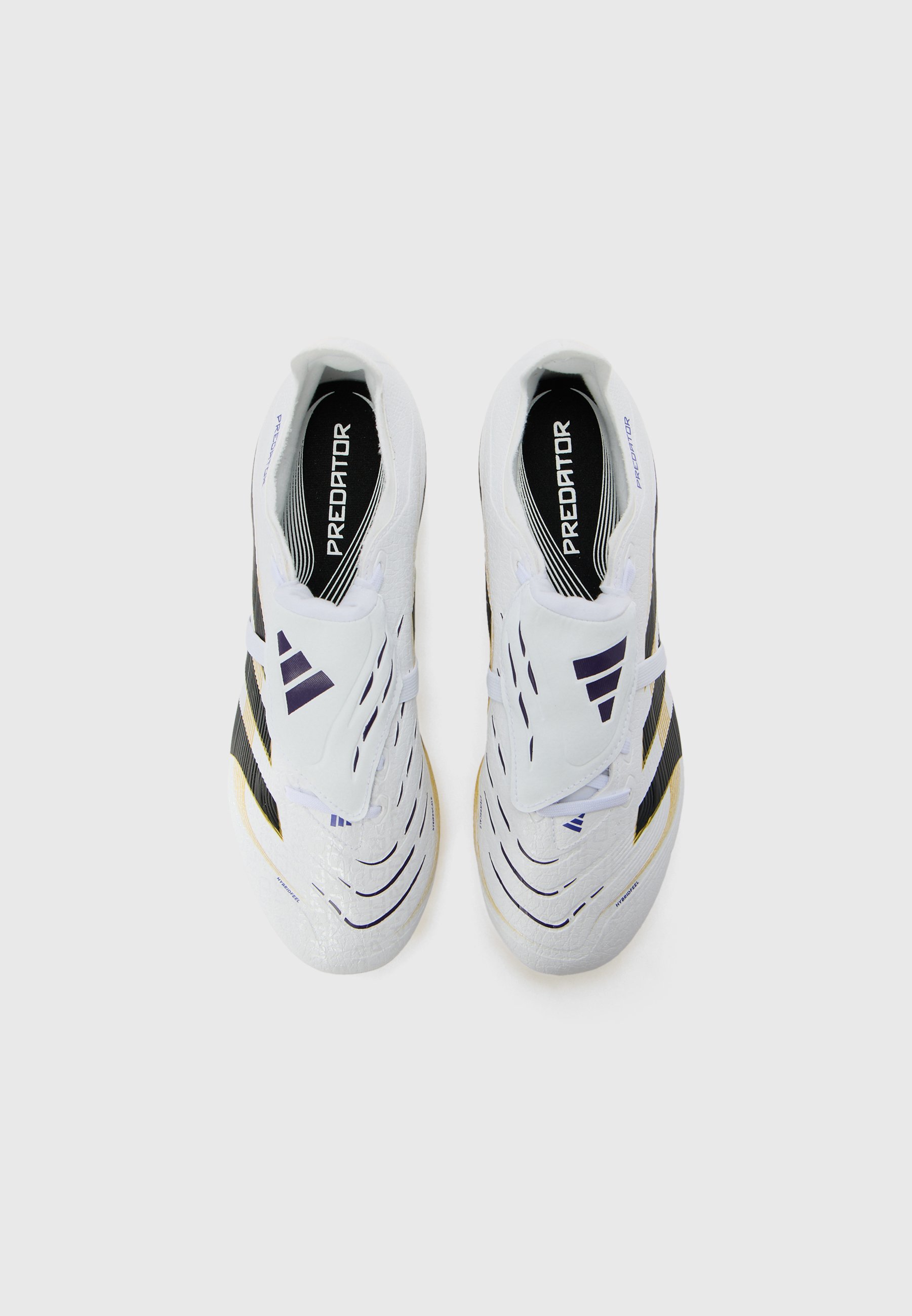 adidas Performance PREDATOR LEAGUE - Kopačky na pevný povrch - bílá/černá/zlatá