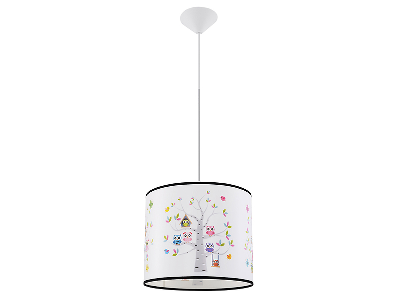 Lampa wisząca dziecięca Sowa 30 cm wielokolorowa