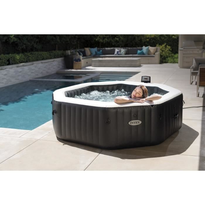 Spa - INTEX - PureSpa Carbon - 6-person - 140 bubble jets - 6 massage jets