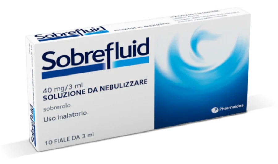 SOBREPIN Sobrefluid Verneveloplossing voor aerosol 10 injectieflacons 40 Mg/3 Ml Mucolytisch