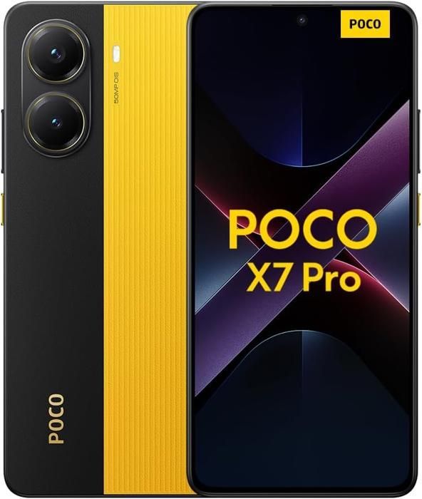 Smartphone - XIAOMI - POCO X7 Pro 5G - 8 GB de RAM - 256 GB de ROM - Amarillo