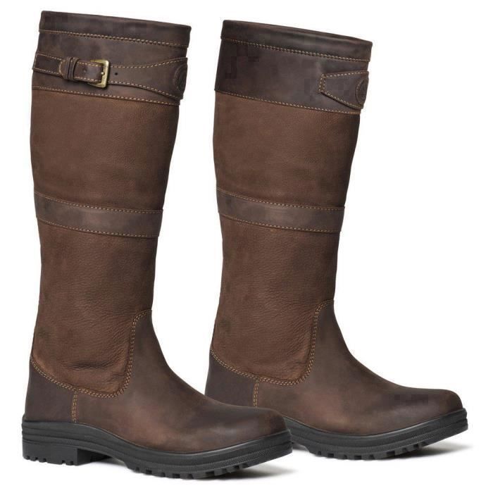 Bottes d'équitation femme en cuir Mountain Horse Cumberland Regular Wide - brown - 39