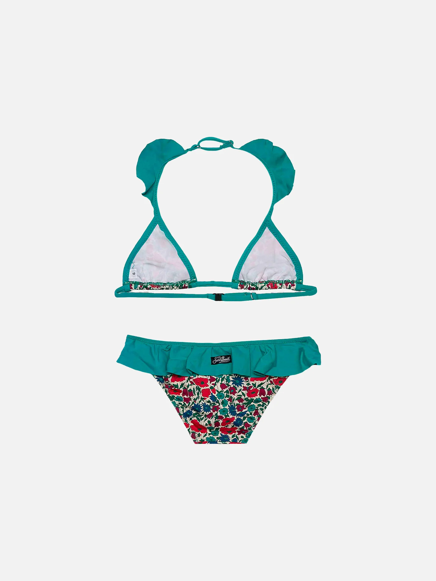 Triangel-Bikini für Mädchen | Hergestellt aus Liberty-Stoff