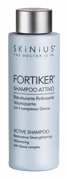 Shampoo fortalecedor ativo SKINIUS Fortiker 200 ml
