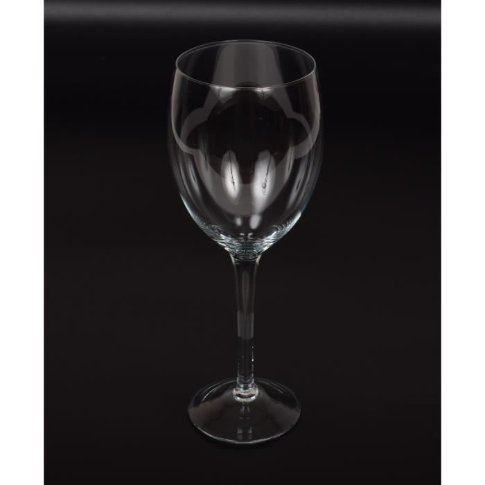 Copa de vino, juego de regalo de 4 copas de vino tinto, copa de cata de vino, vidrio soplado, 22 cm de alto – 27 cl