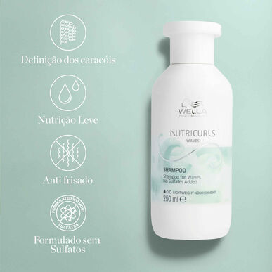 Wella Professionals Nutricurls Waves Shampoo - shampoo laineikkaille hiuksille