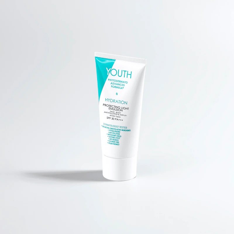 YOUTH Hydration Protecting Light Emulsion заштитна крема за лице и тело SPF 30