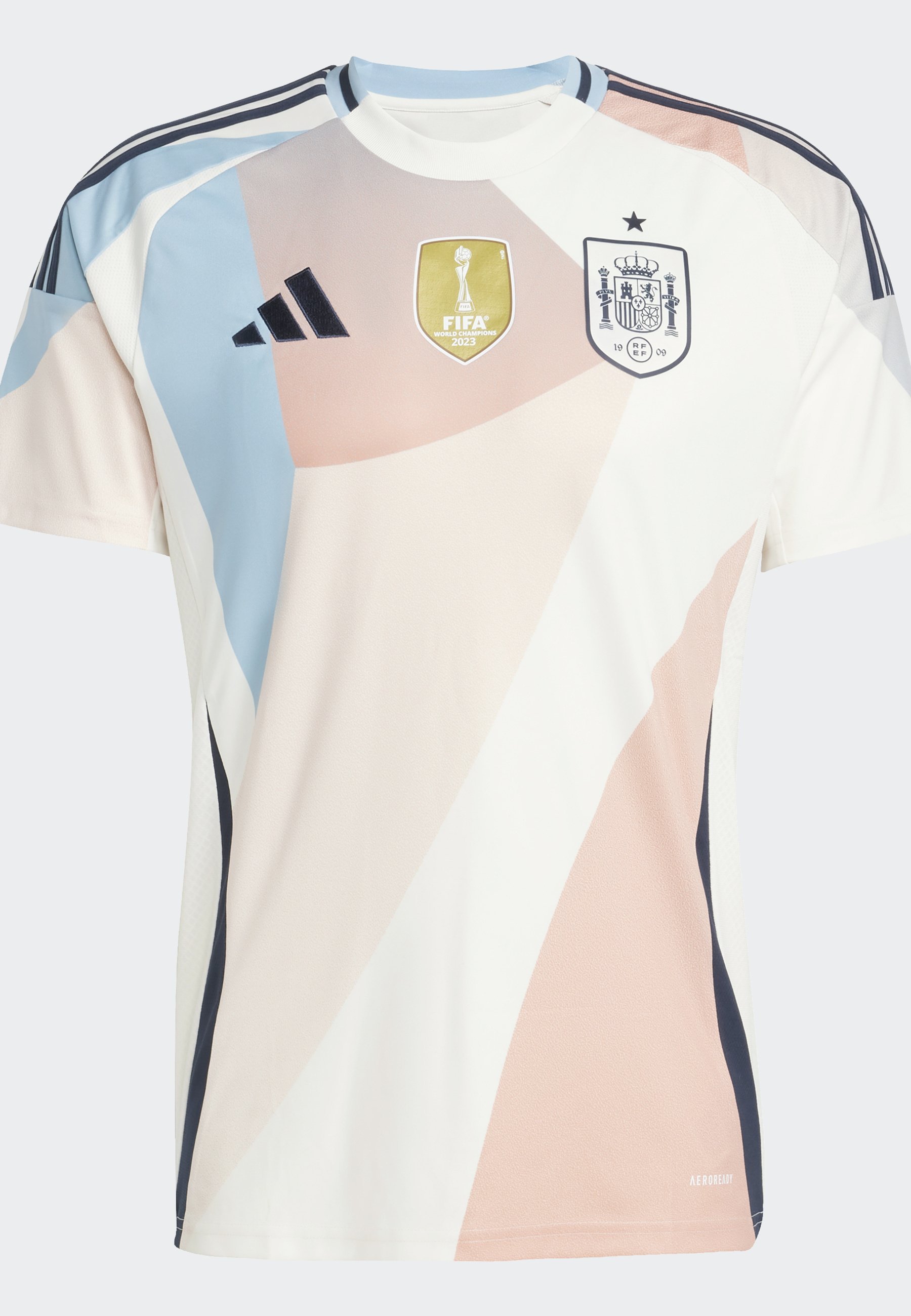 adidas Performance Espagne 25 (Équipe féminine) Extérieur - Tenue de l'équipe nationale - Blanc craie