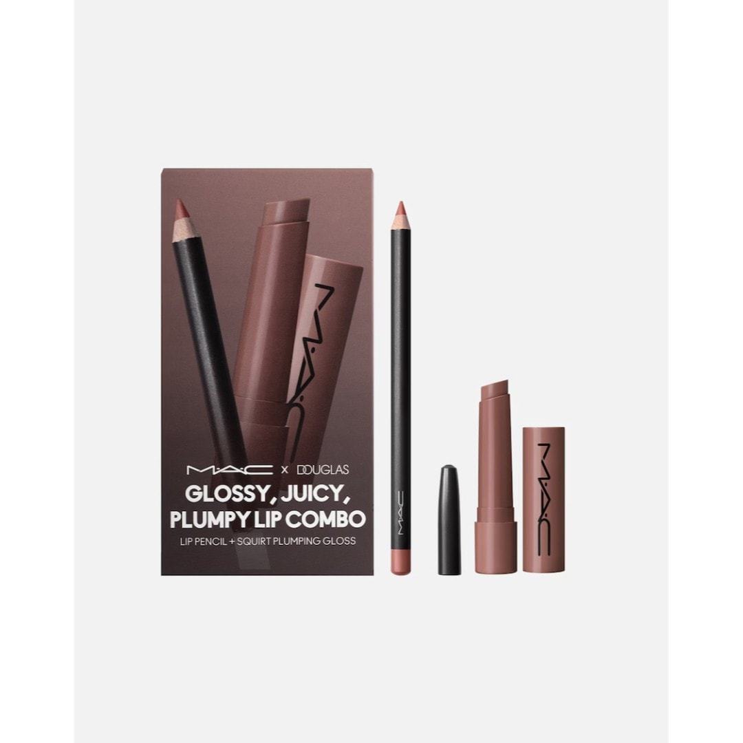 MAC kosmētikas komplekts “MAC to the Future Glossy, Juicy, Plumpy” lūpu kombinācija – 1 gab.
