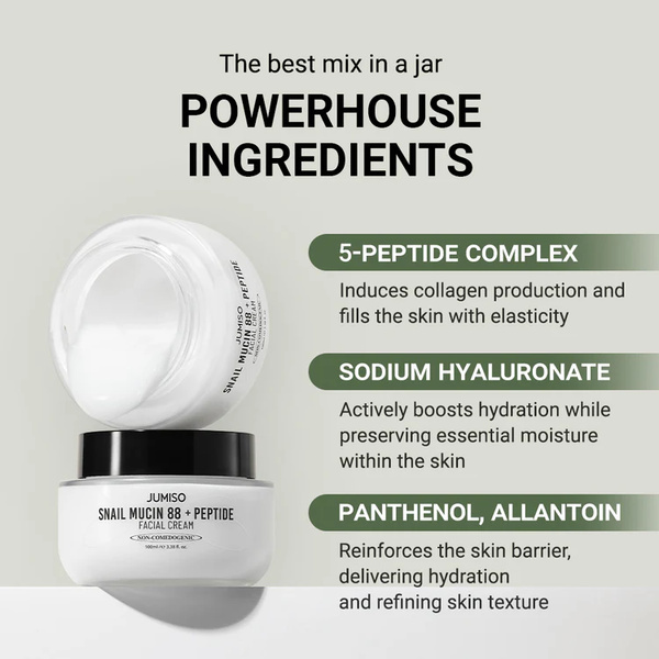 Crema Jumiso alla mucina di lumaca 88 + peptidi - 100 ml