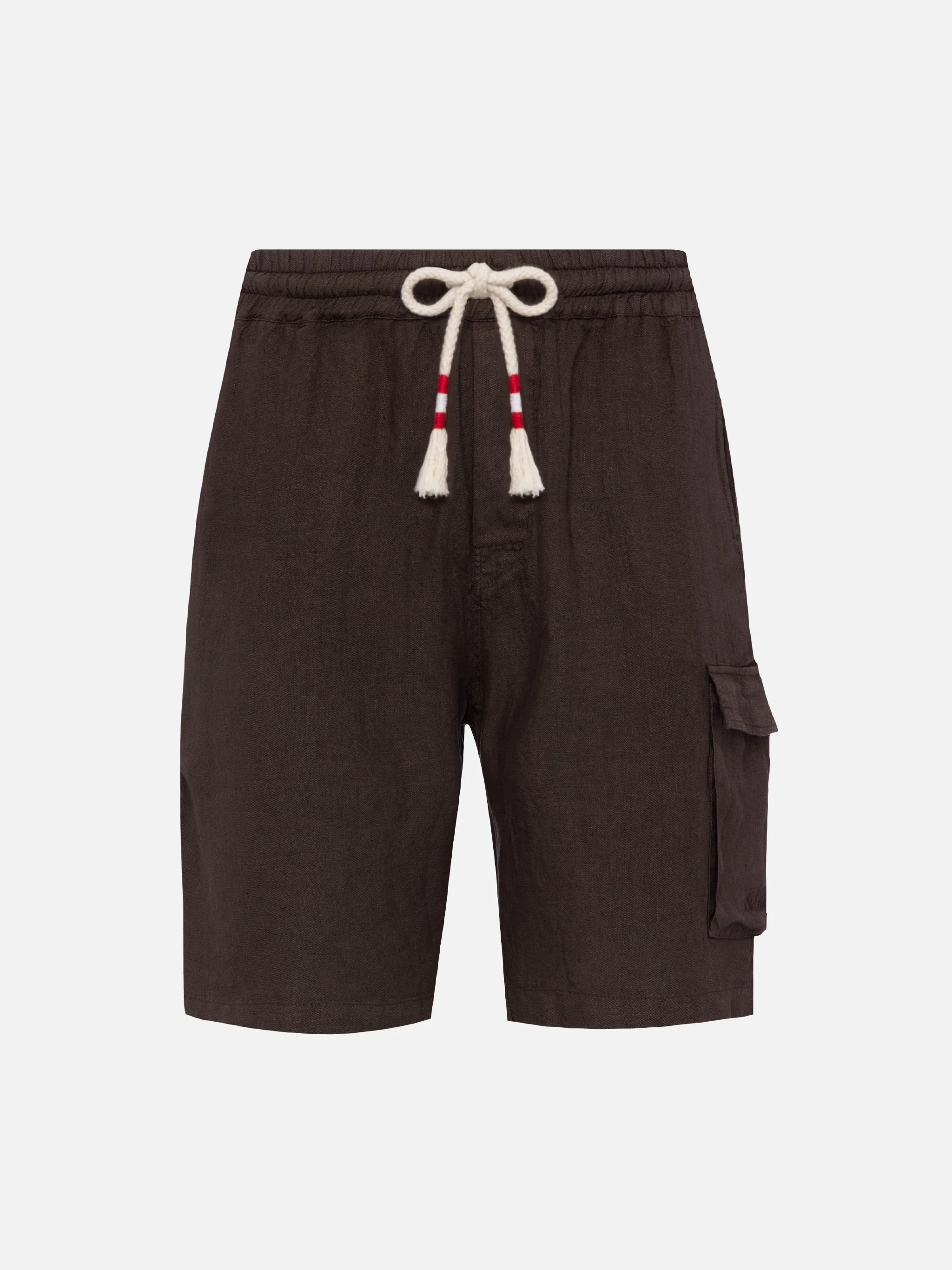 Bermudes Marseille en lino marron