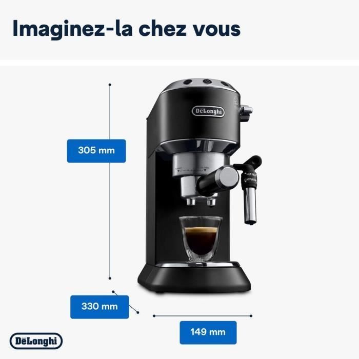 Cafetera espresso manual - De'Longhi - Dedica Style - EC685.BK - Negra