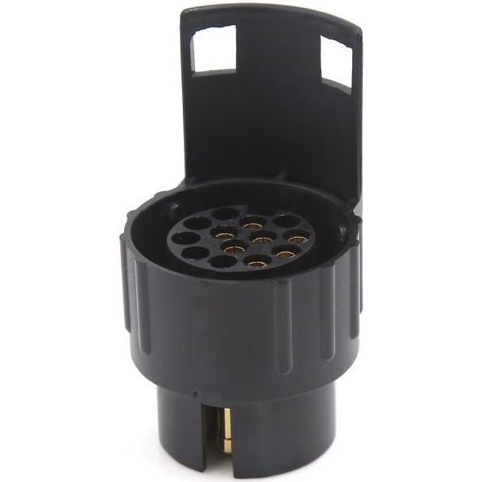 Adaptador convertidor eléctrico de enchufe de remolque de 7 a 13 pines