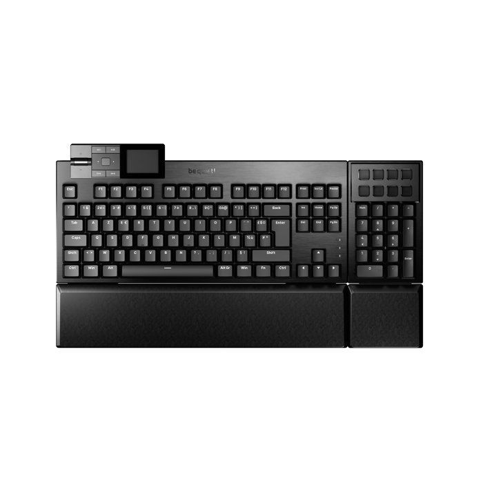 Clavier mécanique gamer - Silent Linear - BE QUIET! - Dark Mount - FR ISO - ARGB