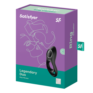 Satisfyer Legendary Duo Ring Vibrator for menn, 1 enhet.