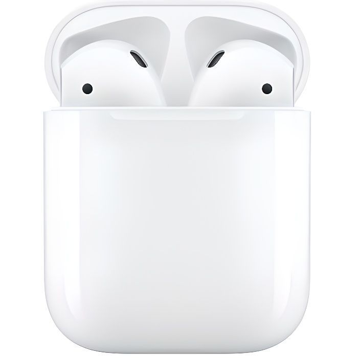 Apple AirPods 2 (MV7N2ZM) + estuche de carga - Blanco - Reacondicionado - Excelente estado