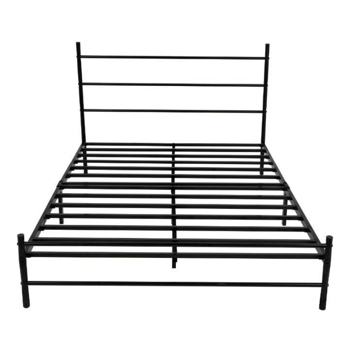 Conjunto de cama - IZTOSS - 160x200cm - Metal - Colchão de espuma viscoelástica - Casal