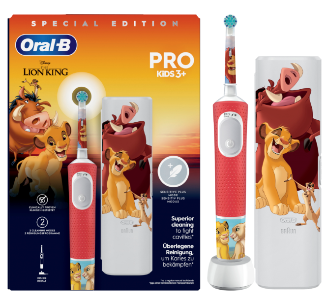 Elektrická zubná kefka Pro Kids Lion King Dentálna a ústna hygiena