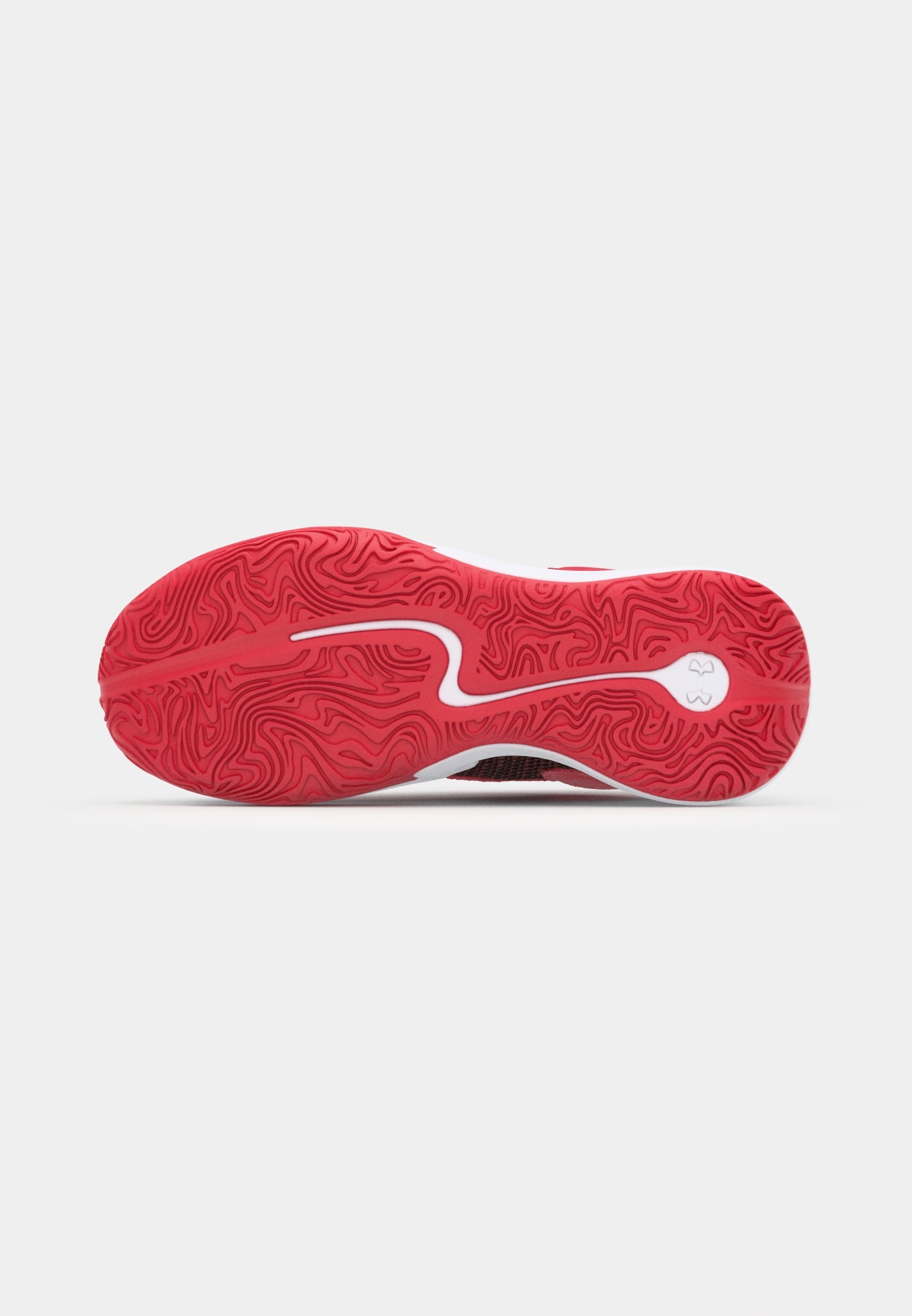 Under Armour CURRY 3Z 25 UNISEXE - Chaussures de basketball - rouge/blanc/noir