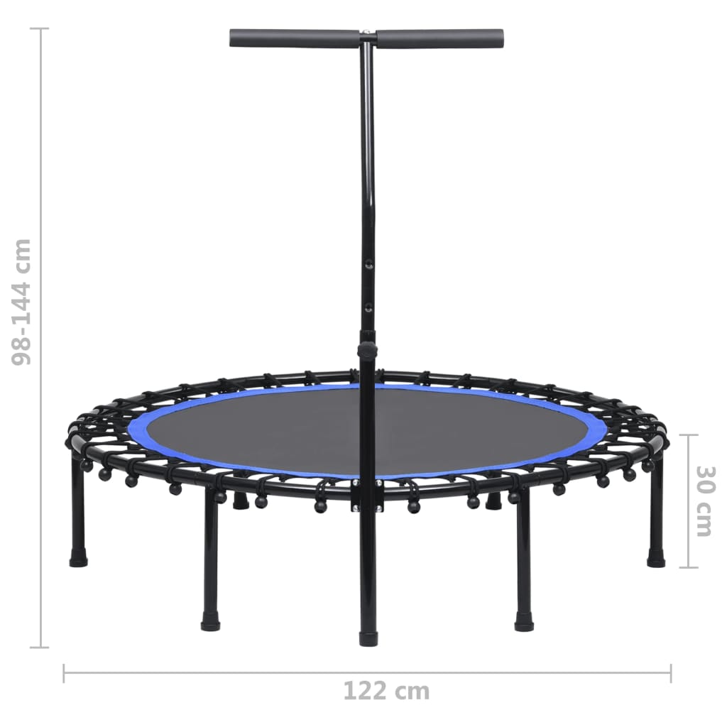 Vidaxl Fitness trambulin fogantyúval 122 cm