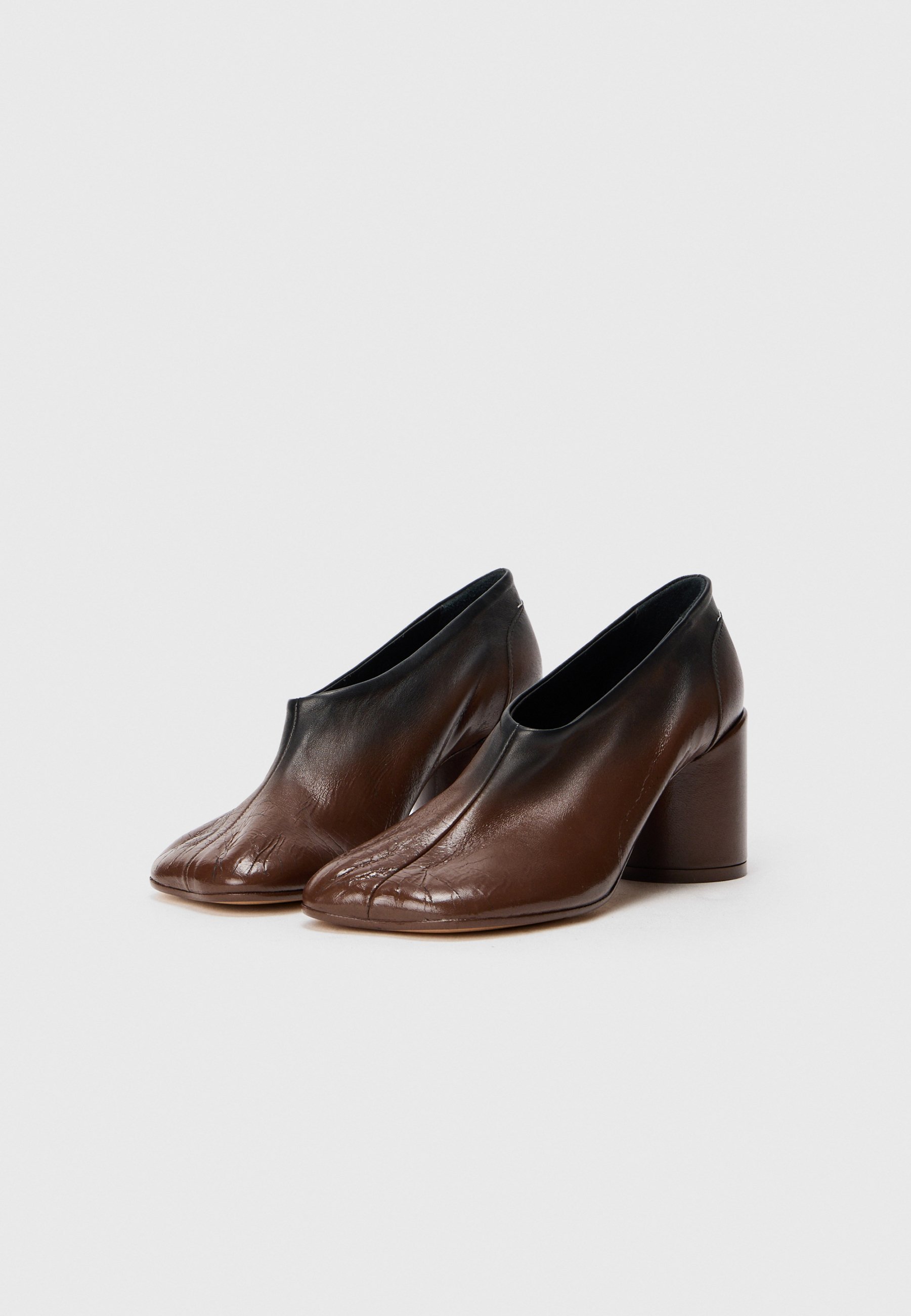 MM6 Maison Margiela COURT - Muiltjes met hak - zwart/sabel