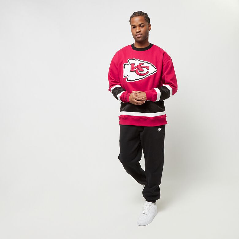 NFL Fleece-tröja i satin med inlägg Kansas City Chiefs