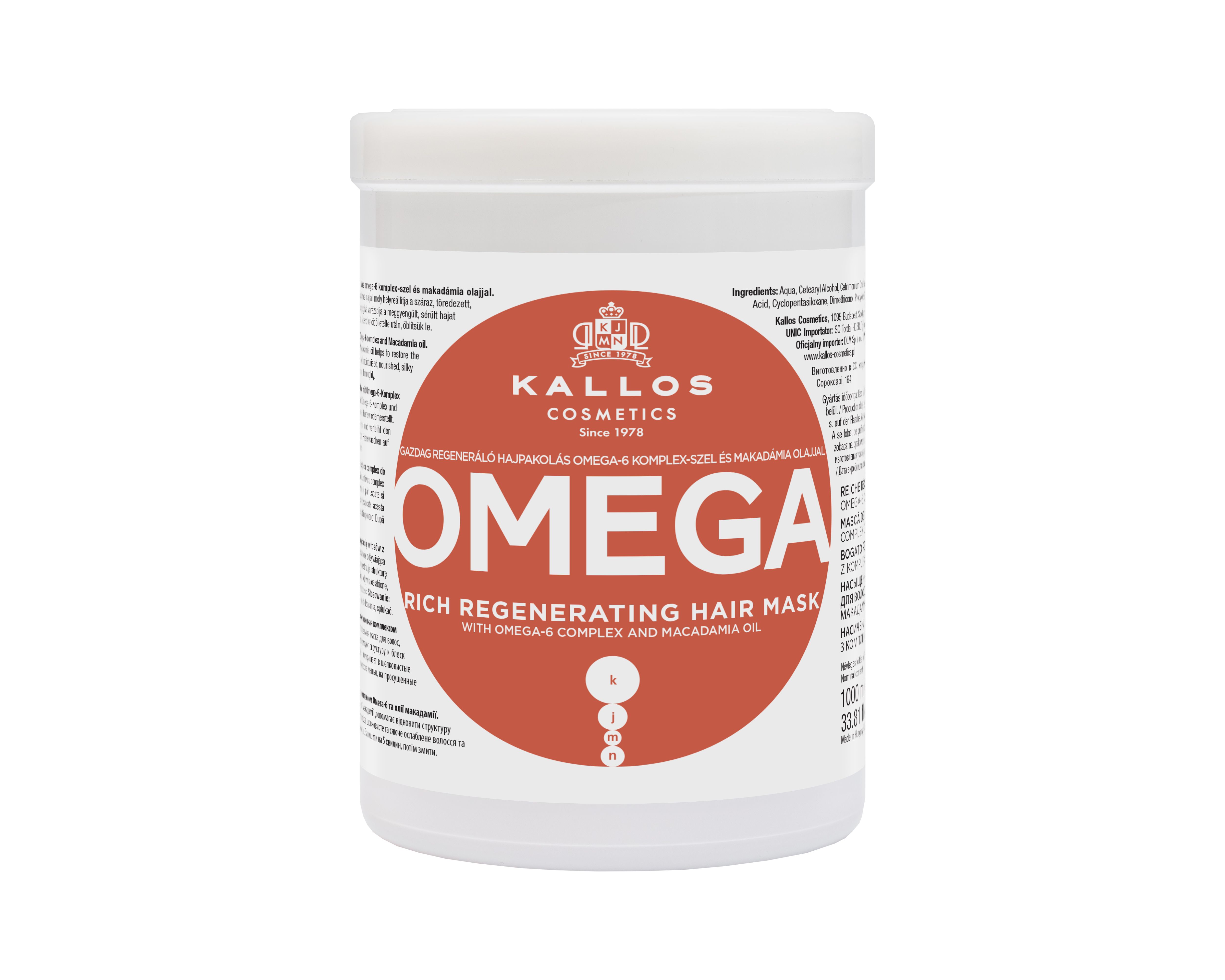 Regeneračná vlasová maska KJMN Omega Vlasové masky