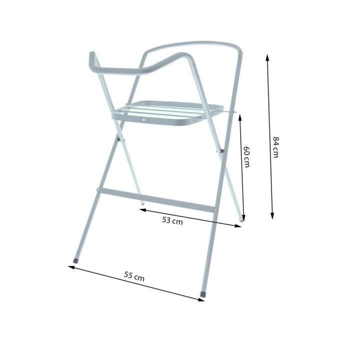 Ergonomisch babybadje - MON MOBILIER DESIGN - Met thermometer - Groen - 102 cm - Met standaard