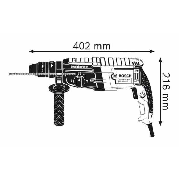 Martillo demoledor Bosch GSH 11E 1500W SDS-Max - Demolición de hormigón - 16,8 J