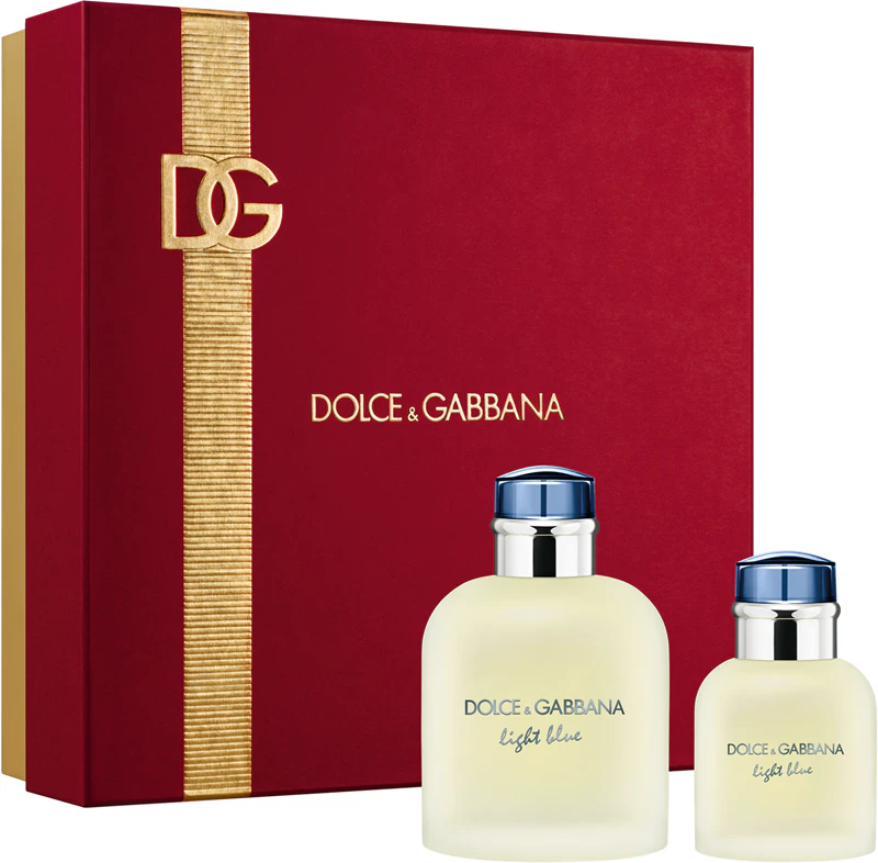 Conjunto de presente Dolce&Gabbana Light Blue Pour Homme EDT para homens