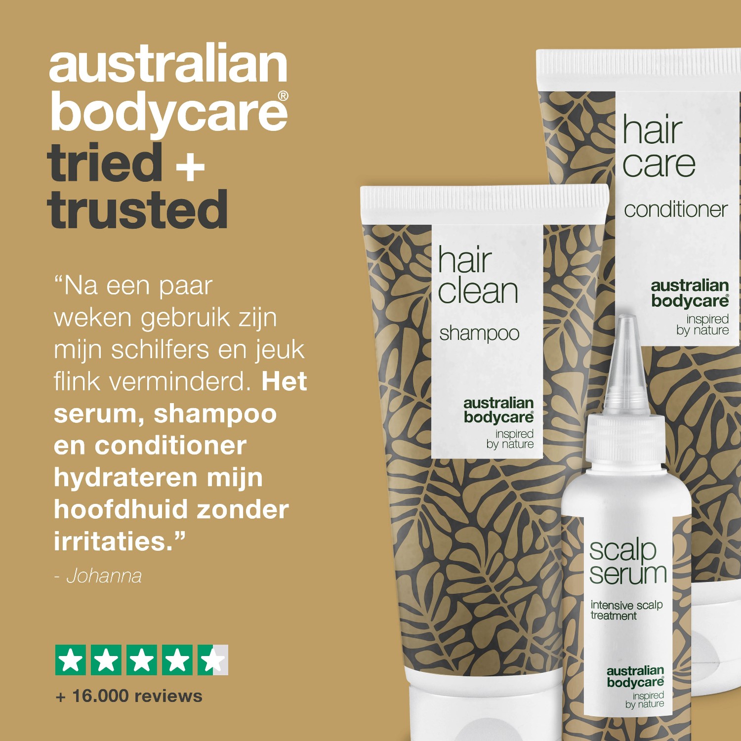 Australian Bodycare Hoofdhuidverzorgingsset met Tea Tree Olie – 1 stuk
