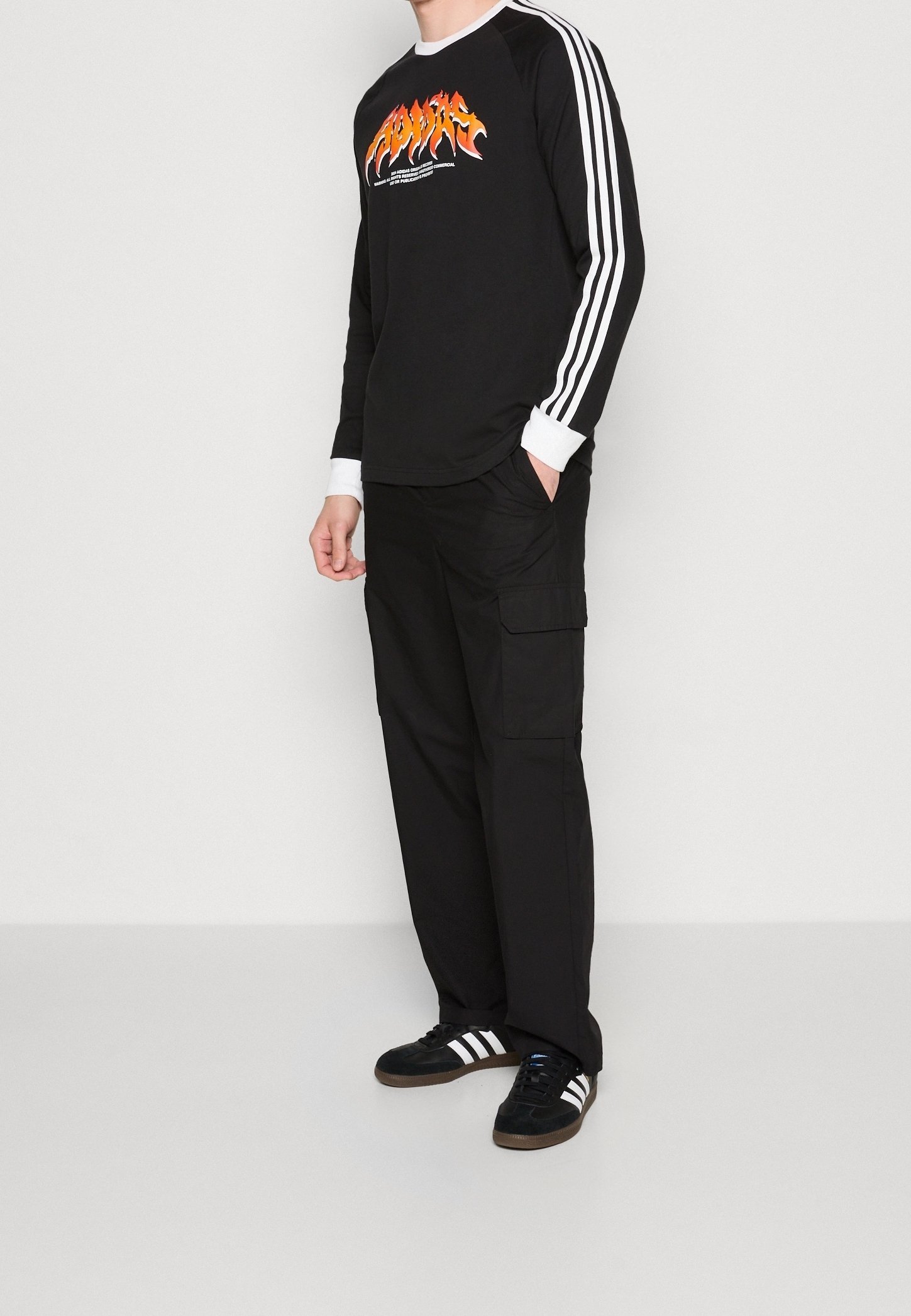 adidas Originals top met lange mouwen - zwart