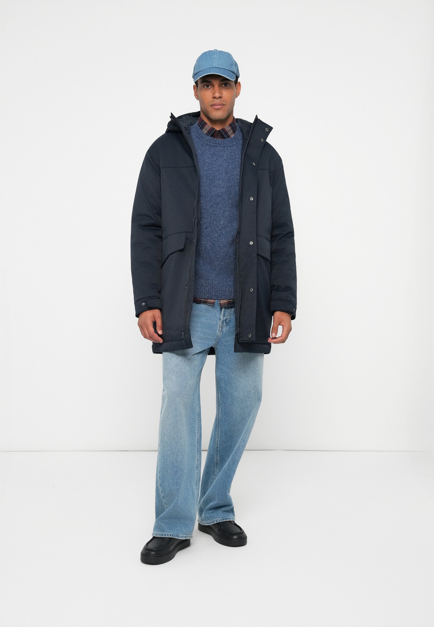 Parka imbottito Lyle & Scott - blu scuro