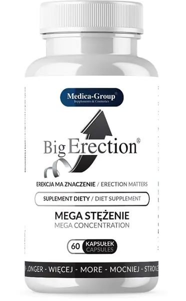Big Erection, Suplement dietyna poprawę erekcji dla mężczyzn, Kapsułki