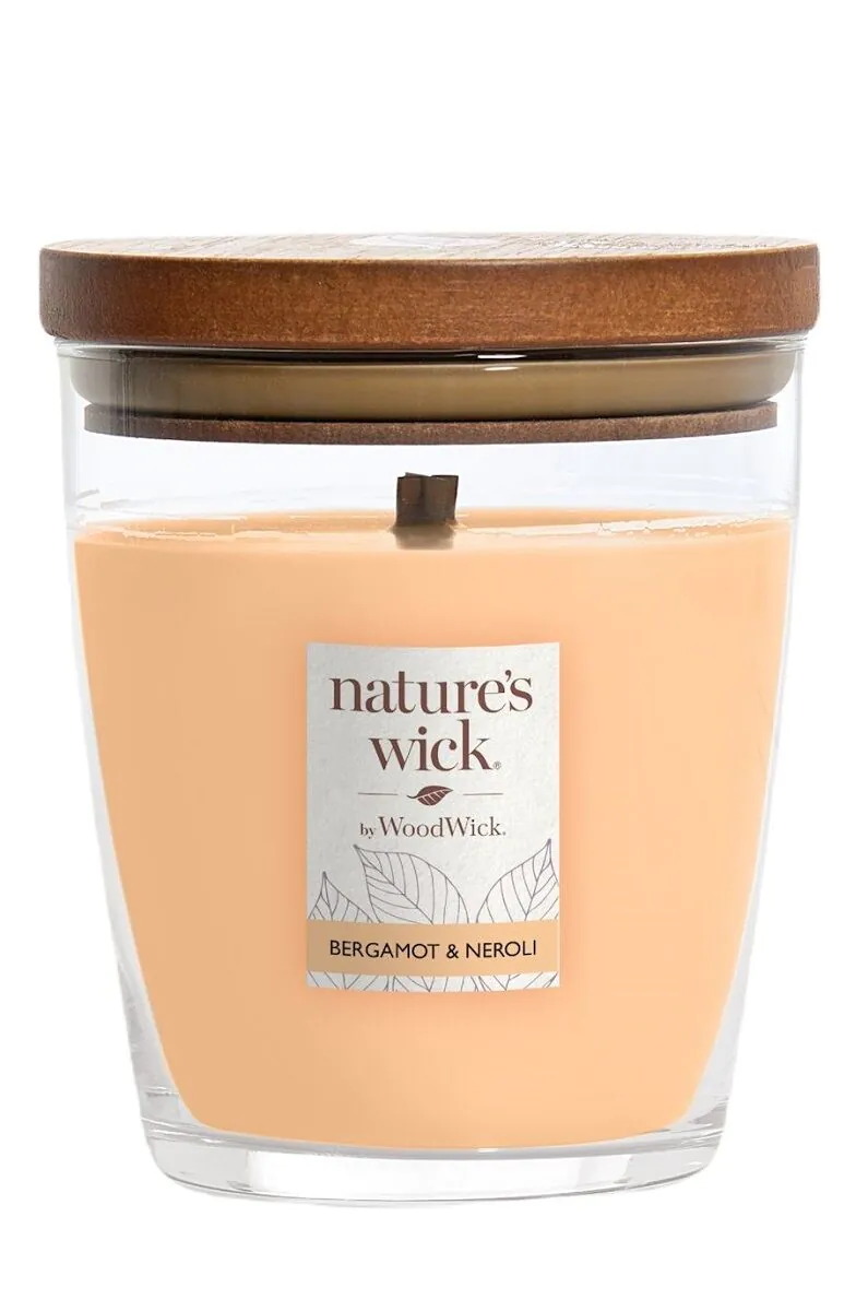 Woodwick Świeca zapachowa Średnia Bergamot & Neroli