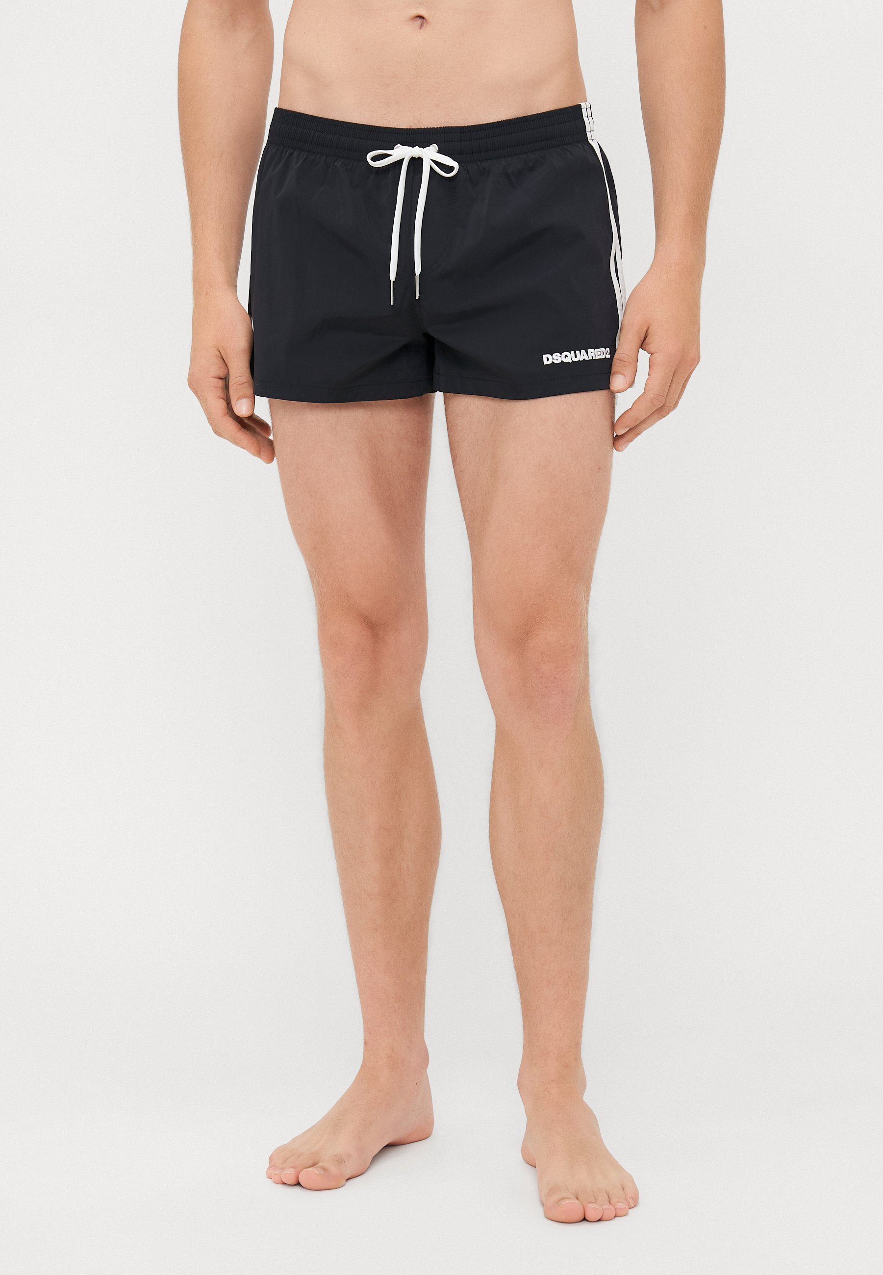Dsquared2 NEOCLASSIC LOGO MINI - Pantaloncini da bagno - neri