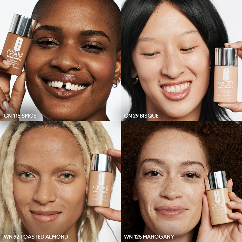 Clinique Even Better™ Make-up SPF 15 egaliseert en corrigeert de teint. Correctieve foundation SPF 15