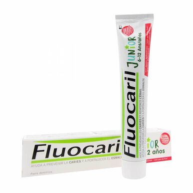 Fluocaril röd frukttandkräm 6-12 år 75 ml 75 ml